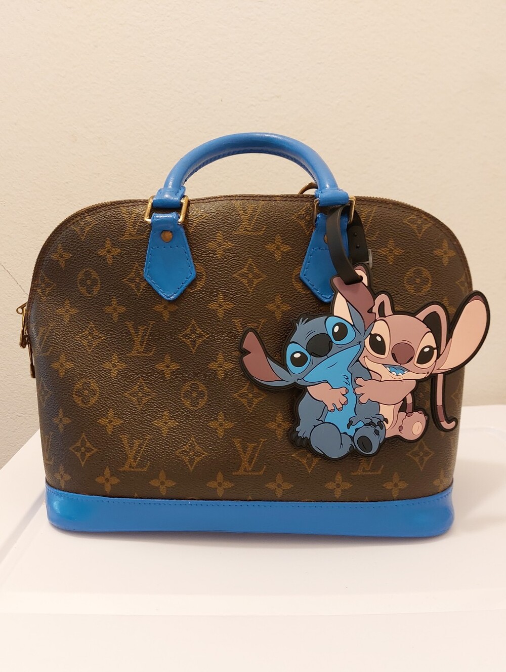 SOLD Blue Louis Vuitton Alma bag💙